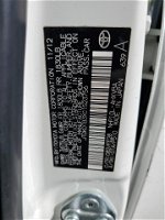 2012 Toyota Prius C  White vin: JTDKDTB3XC1523756