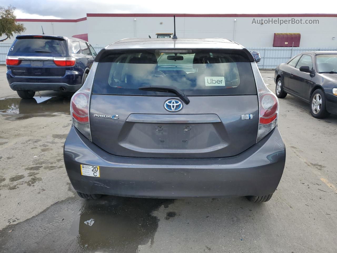 2013 Toyota Prius C  Gray vin: JTDKDTB3XD1538095