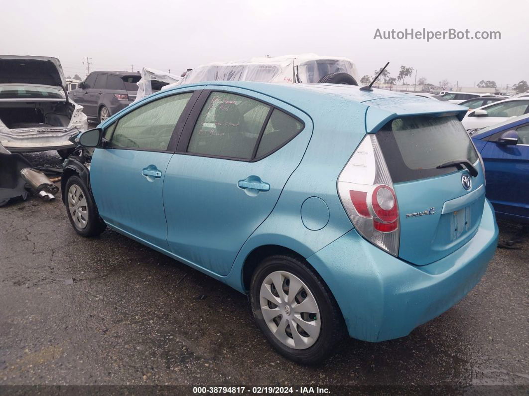 2014 Toyota Prius C Two Light Blue vin: JTDKDTB3XE1059578