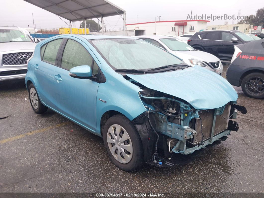 2014 Toyota Prius C Two Light Blue vin: JTDKDTB3XE1059578