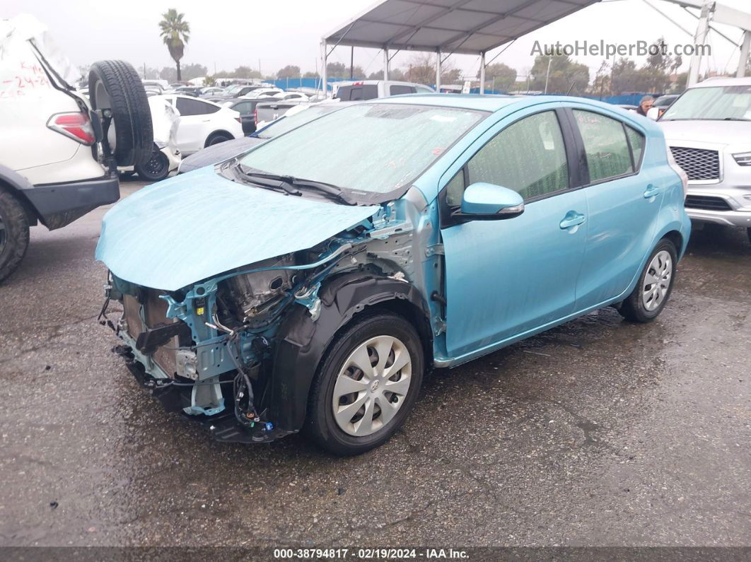 2014 Toyota Prius C Two Light Blue vin: JTDKDTB3XE1059578