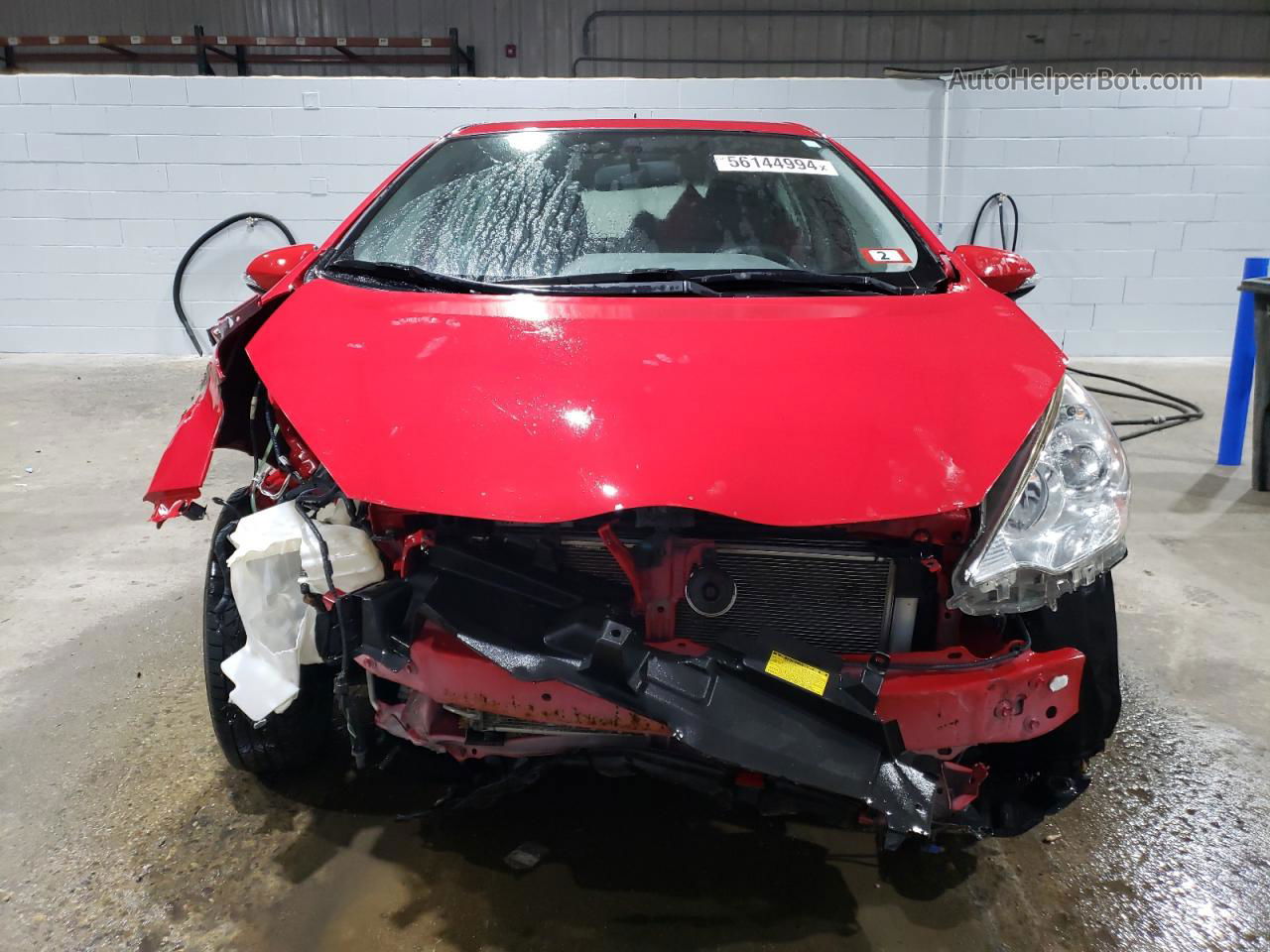 2014 Toyota Prius C  Red vin: JTDKDTB3XE1565248