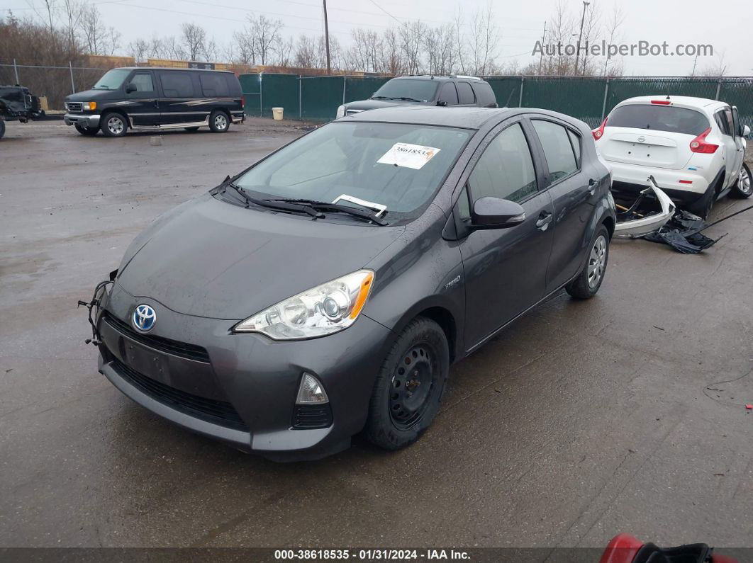 2014 Toyota Prius C Two Gray vin: JTDKDTB3XE1566982