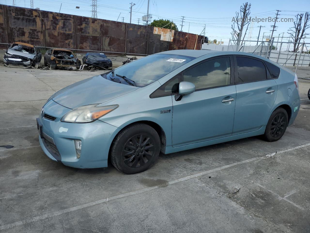 2012 Toyota Prius Plug-in  Черный vin: JTDKN3DP0C3011117