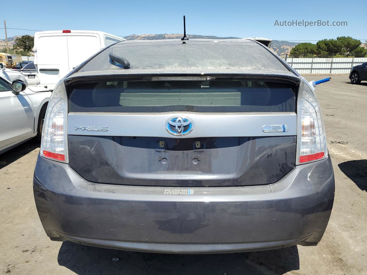 2012 Toyota Prius Plug-in  Charcoal vin: JTDKN3DP0C3014762