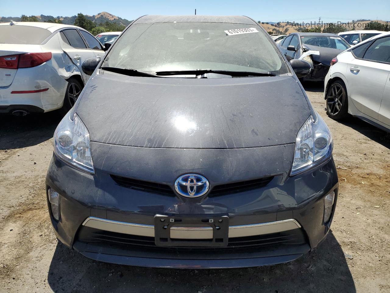 2012 Toyota Prius Plug-in  Charcoal vin: JTDKN3DP0C3014762