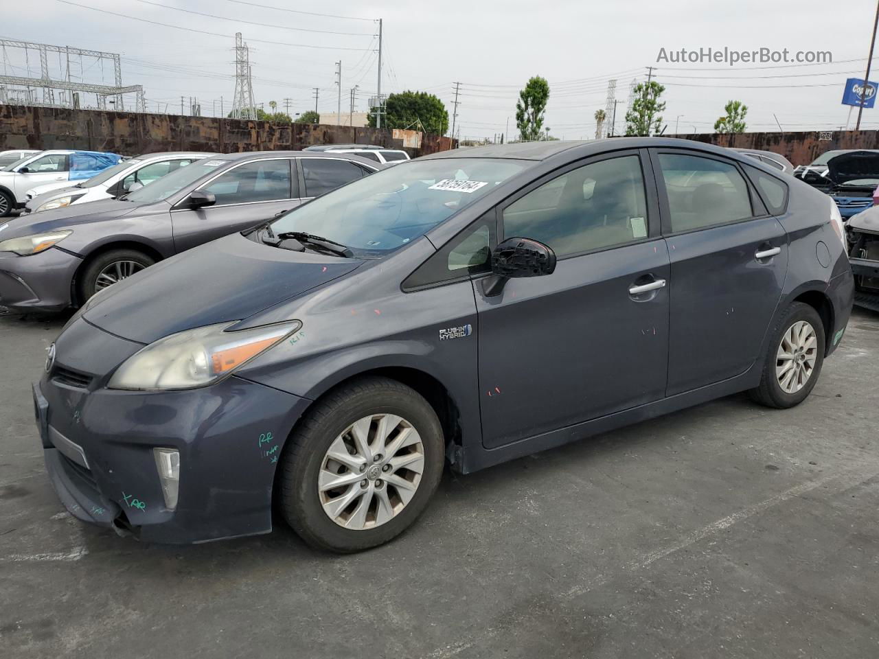 2012 Toyota Prius Plug-in  Charcoal vin: JTDKN3DP0C3027320