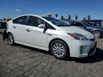 2013 Toyota Prius Plug-in  White vin: JTDKN3DP0D3037931