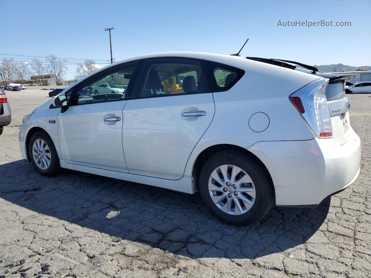 2013 Toyota Prius Plug-in  Белый vin: JTDKN3DP0D3037931