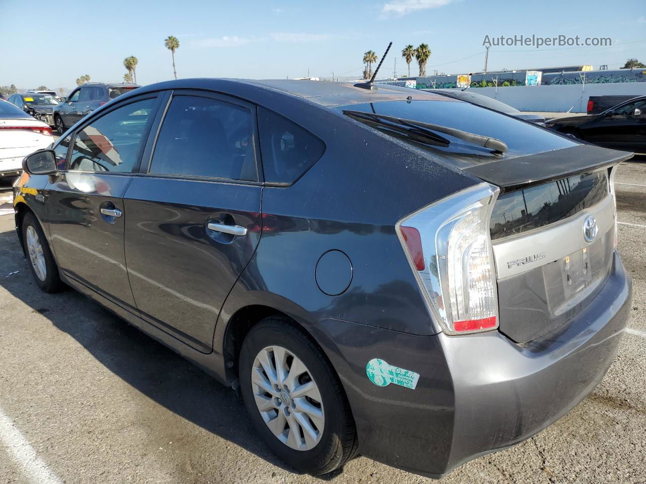 2012 Toyota Prius Plug-in  Gray vin: JTDKN3DP1C3027911