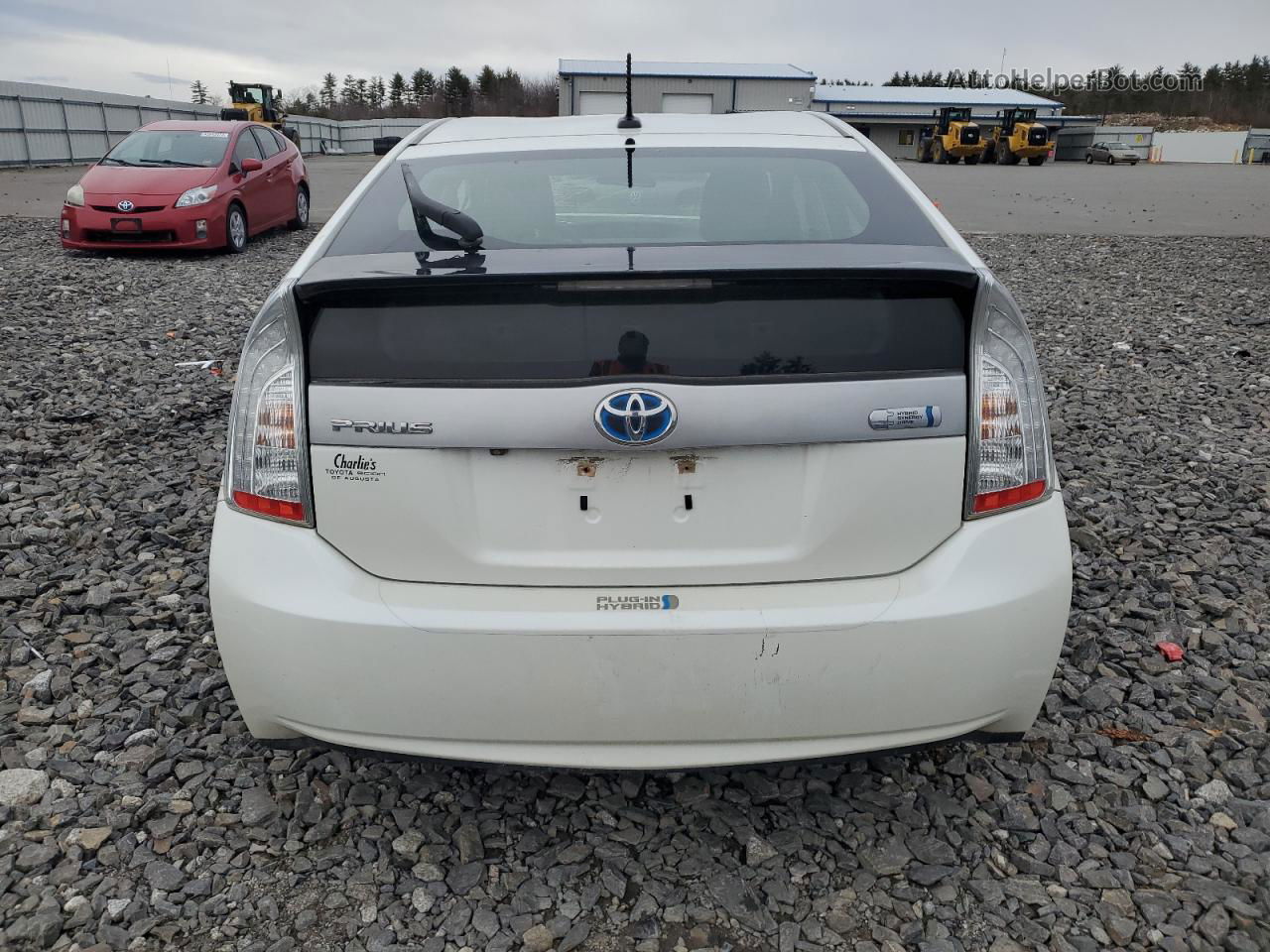 2012 Toyota Prius Plug-in  Белый vin: JTDKN3DP2C3026105