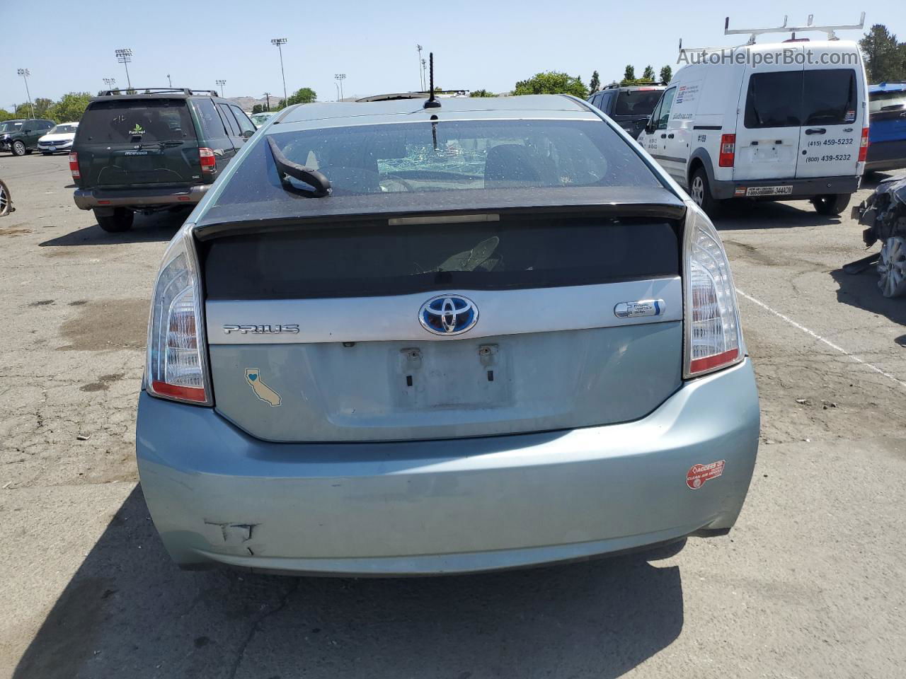 2013 Toyota Prius Plug-in  Teal vin: JTDKN3DP3D3047109