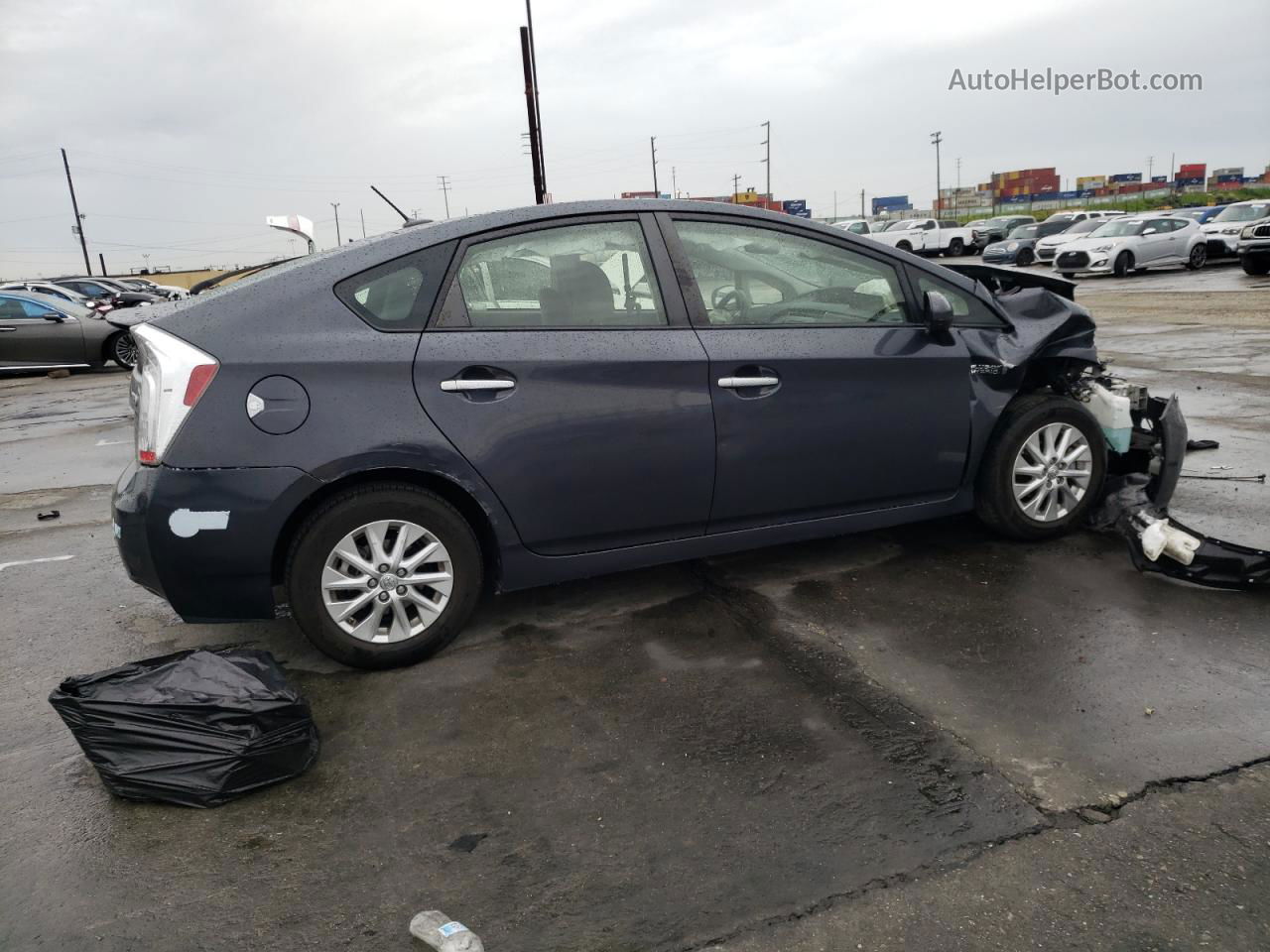 2014 Toyota Prius Plug-in  Charcoal vin: JTDKN3DP3E3063375