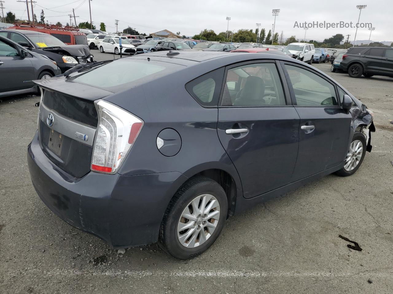 2014 Toyota Prius Plug-in  Gray vin: JTDKN3DP5E3062101