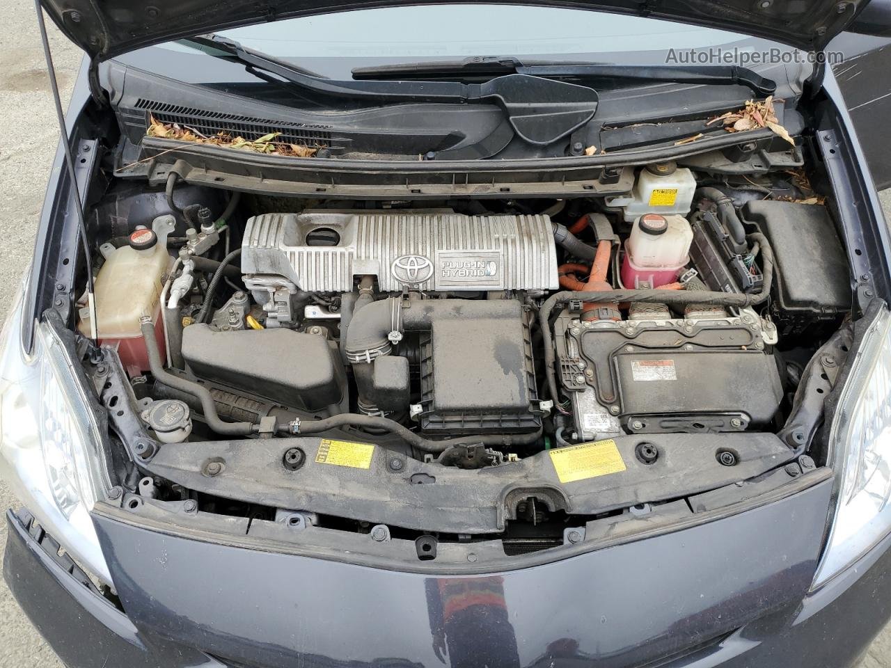 2014 Toyota Prius Plug-in  Gray vin: JTDKN3DP5E3062101