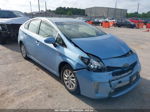 2012 Toyota Prius Plug-in Advanced Blue vin: JTDKN3DP6C3011316