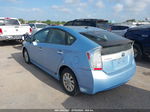 2012 Toyota Prius Plug-in Advanced Blue vin: JTDKN3DP6C3011316