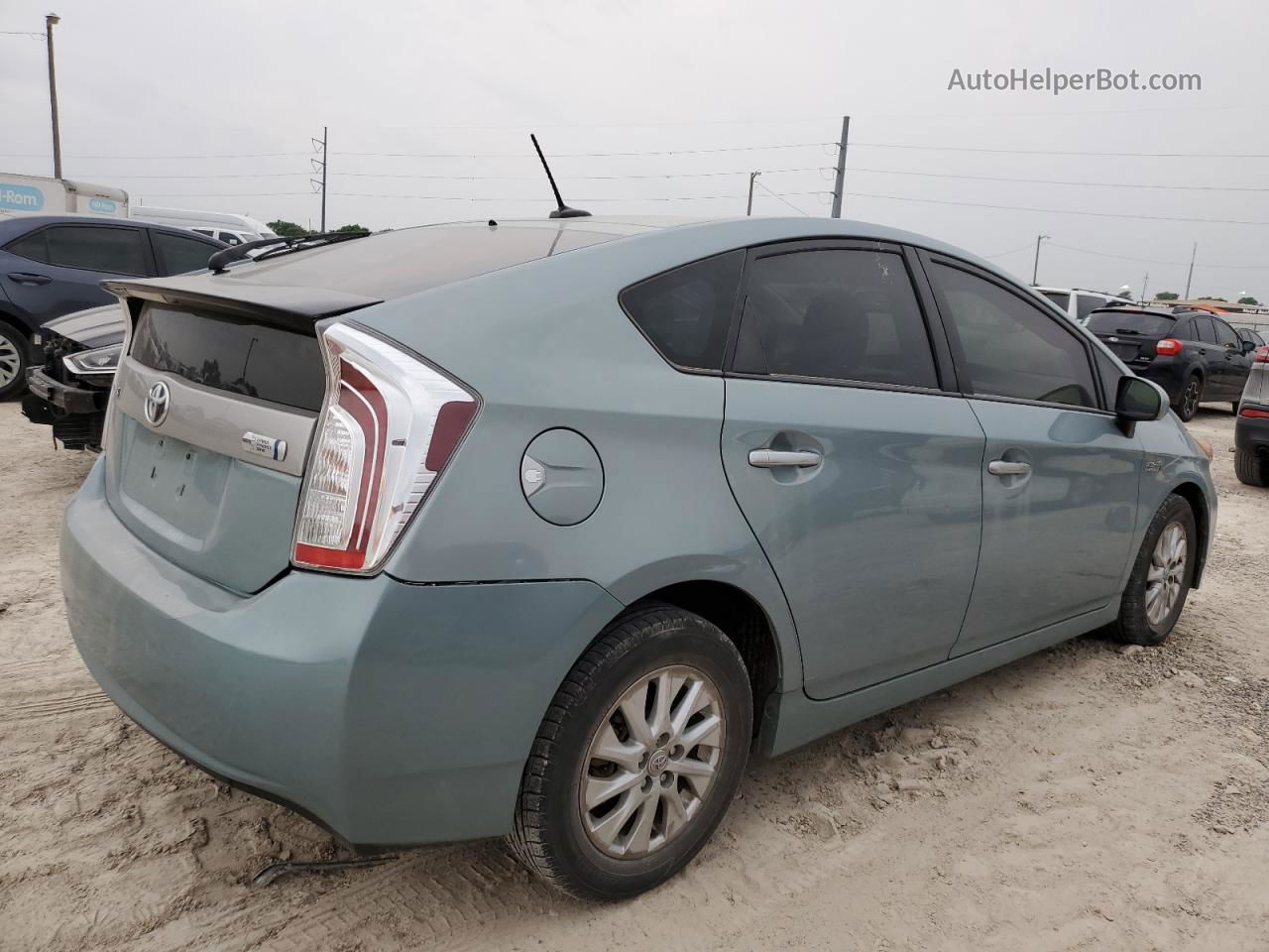 2012 Toyota Prius Plug-in  Teal vin: JTDKN3DP6C3016189