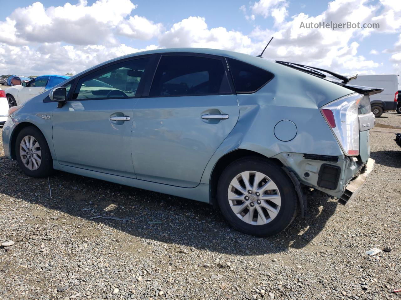 2013 Toyota Prius Plug-in  Turquoise vin: JTDKN3DP6D3031129