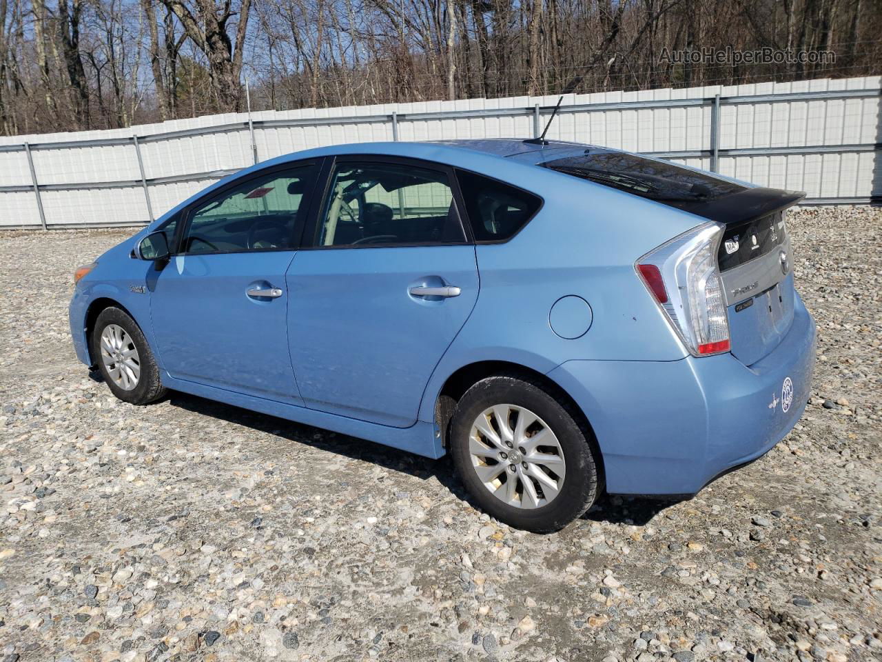 2012 Toyota Prius Plug-in  Blue vin: JTDKN3DP8C3011026