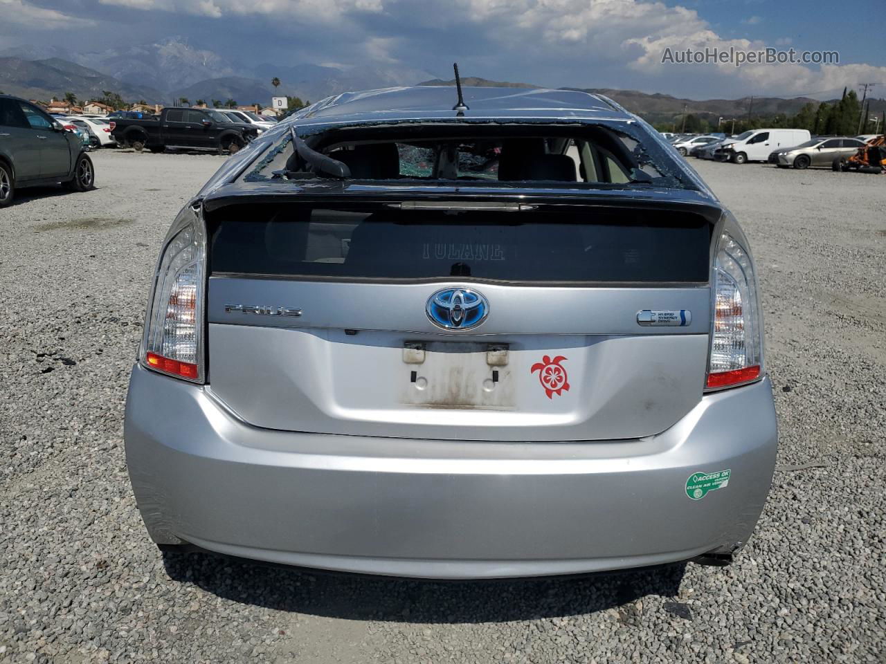 2014 Toyota Prius Plug-in  Серебряный vin: JTDKN3DPXE3062370