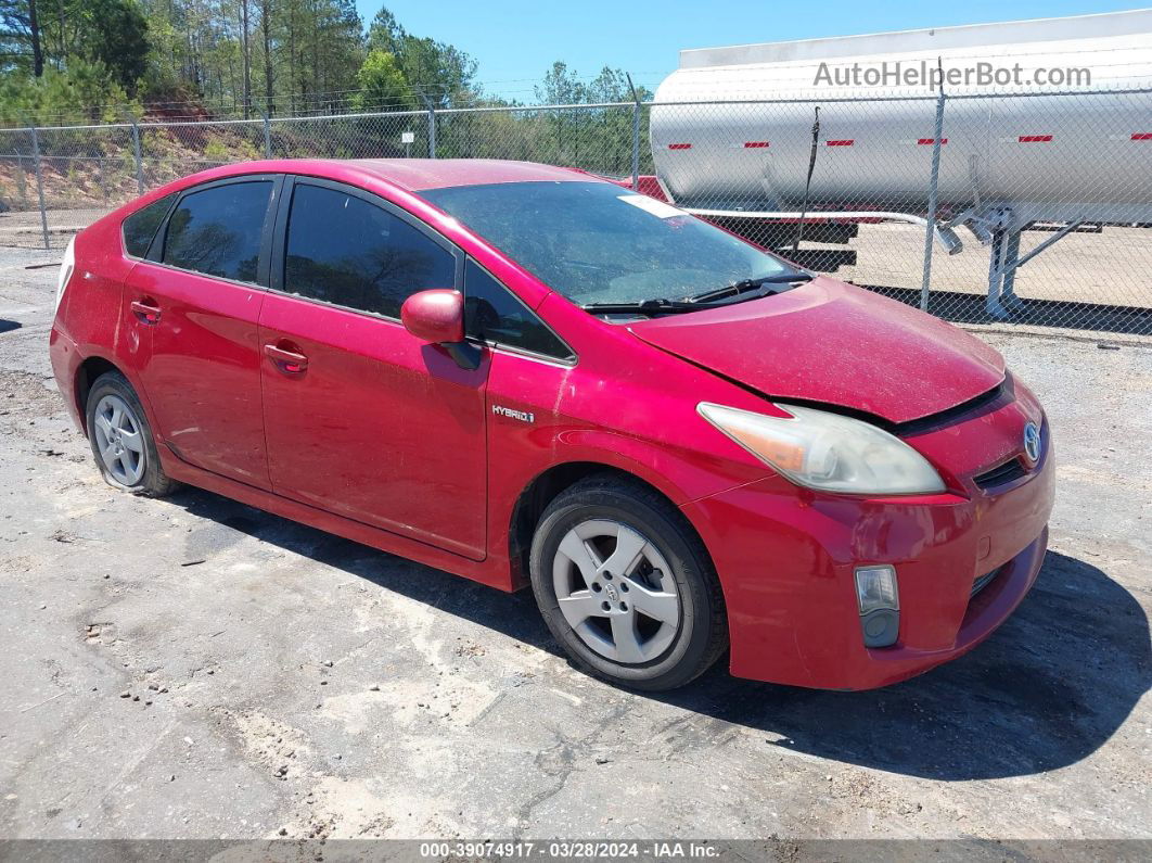 2011 Toyota Prius Two Red vin: JTDKN3DU0B0311150