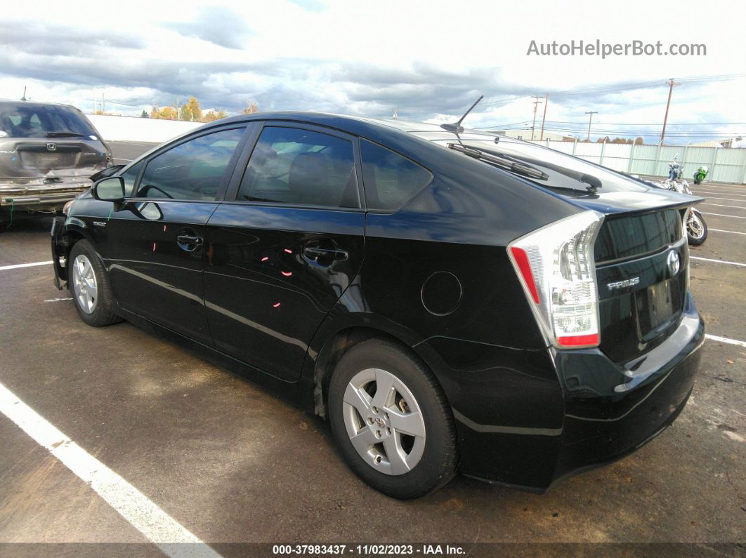 2011 Toyota Prius Two Black vin: JTDKN3DU0B0314971