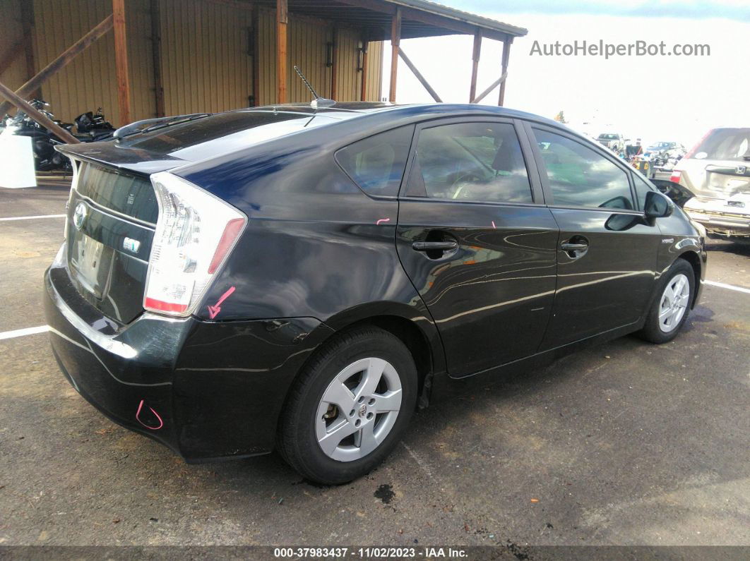 2011 Toyota Prius Two Black vin: JTDKN3DU0B0314971