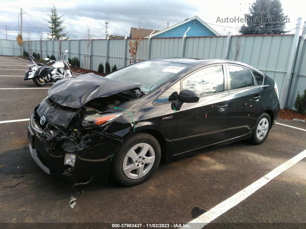 2011 Toyota Prius Two Black vin: JTDKN3DU0B0314971