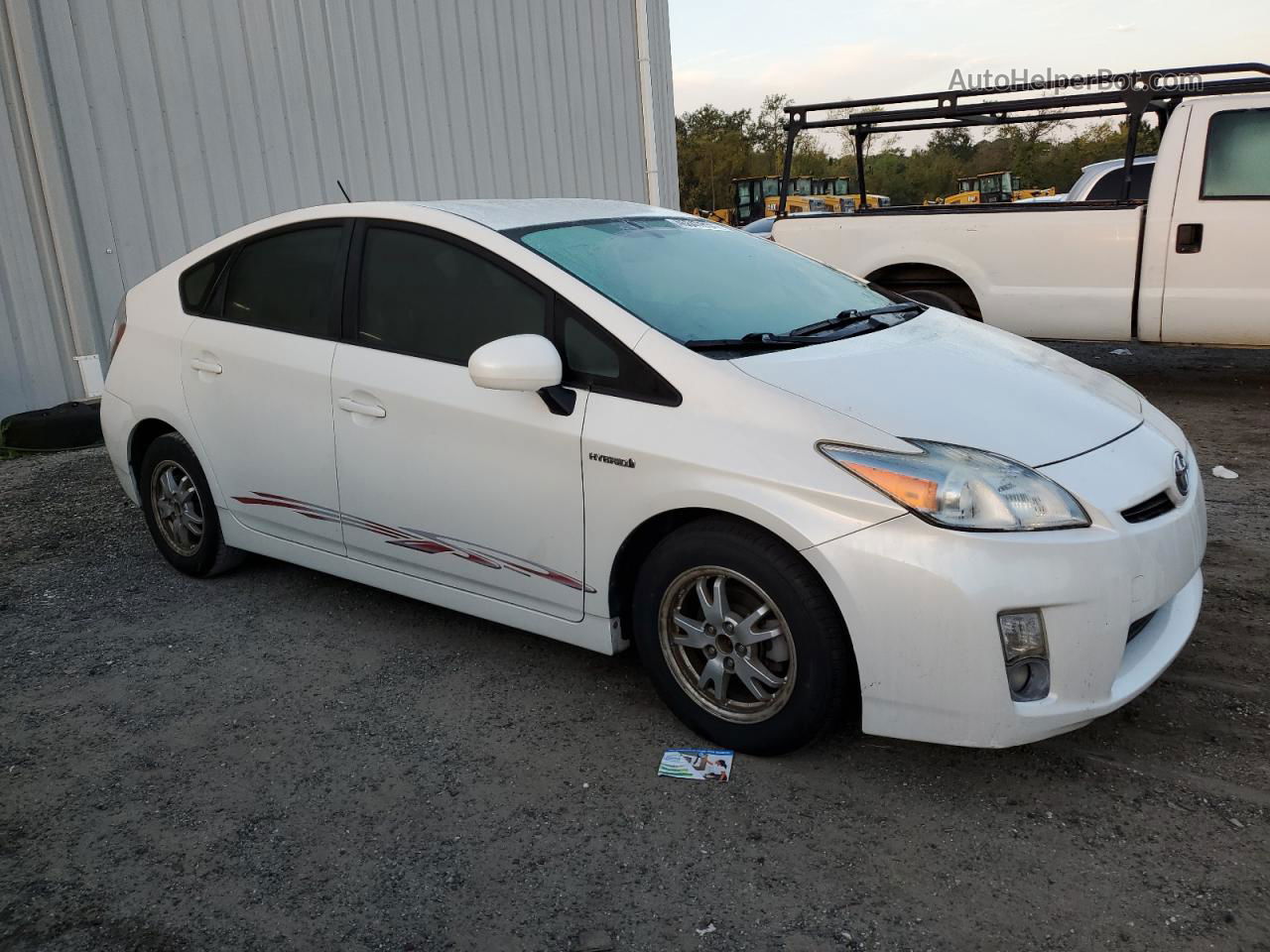 2011 Toyota Prius  Белый vin: JTDKN3DU0B1410660