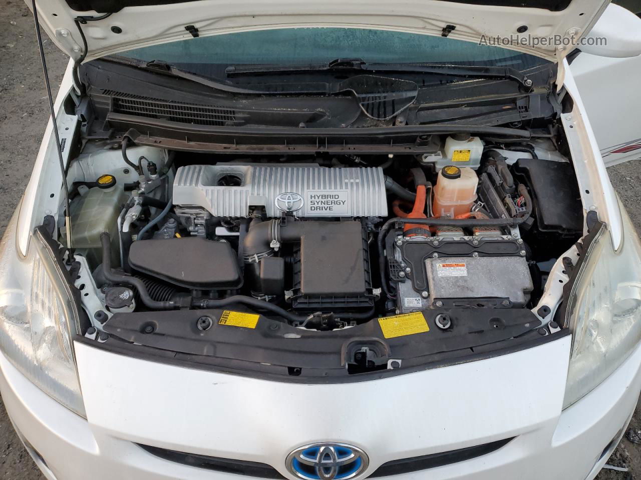 2011 Toyota Prius  Белый vin: JTDKN3DU0B1410660