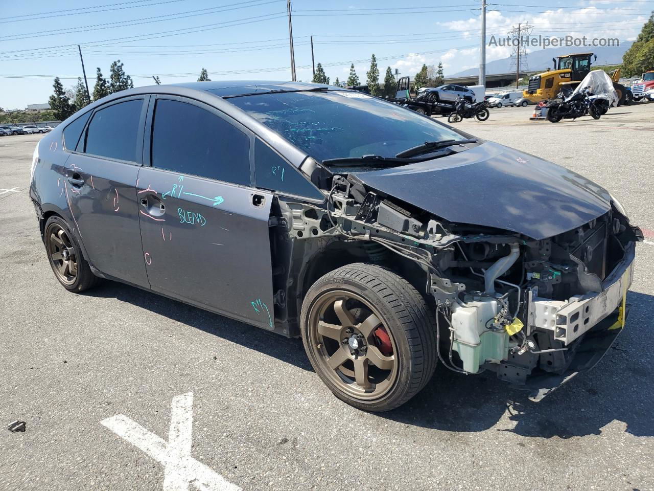 2011 Toyota Prius  Gray vin: JTDKN3DU0B5289668