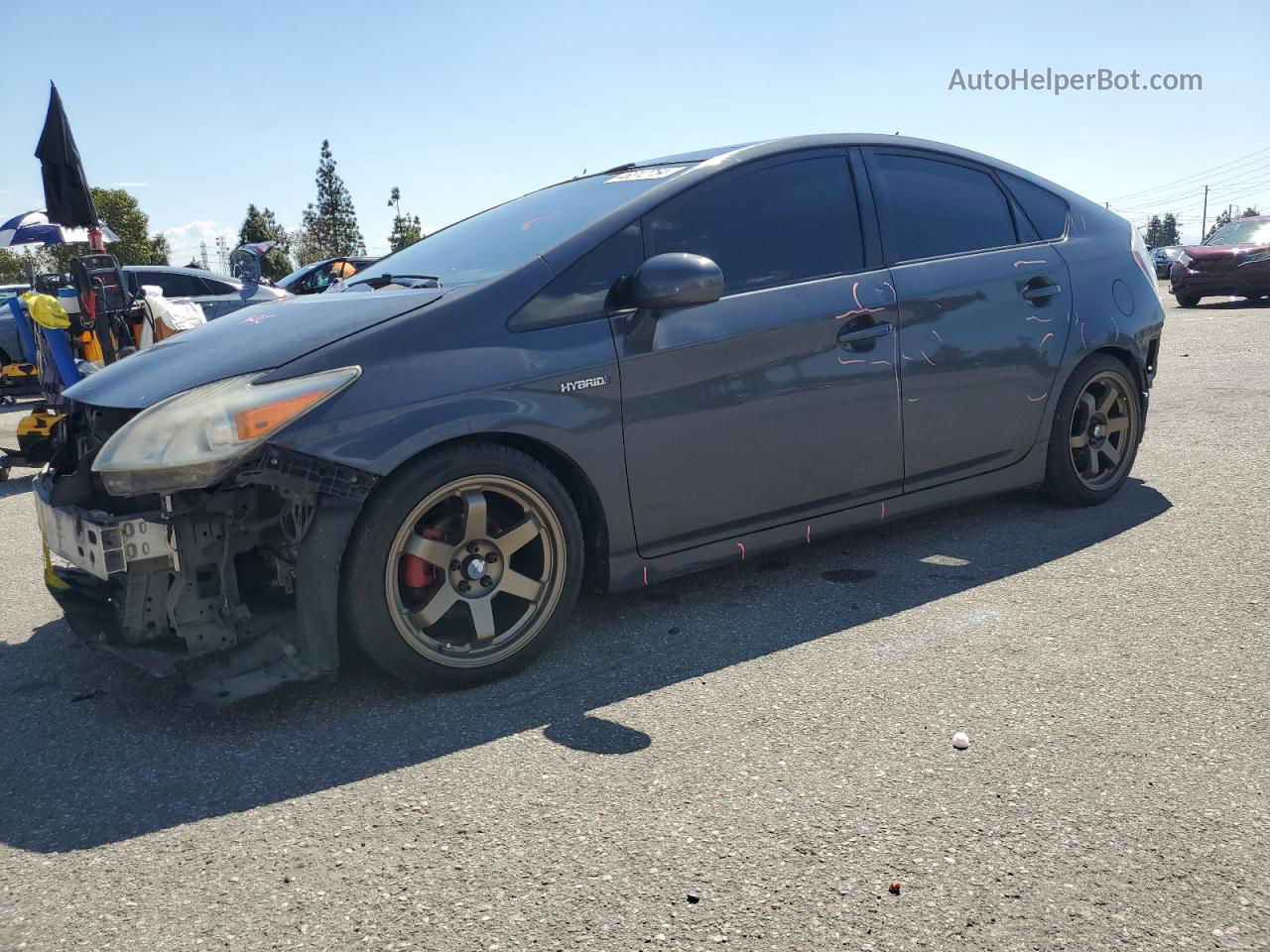 2011 Toyota Prius  Gray vin: JTDKN3DU0B5289668