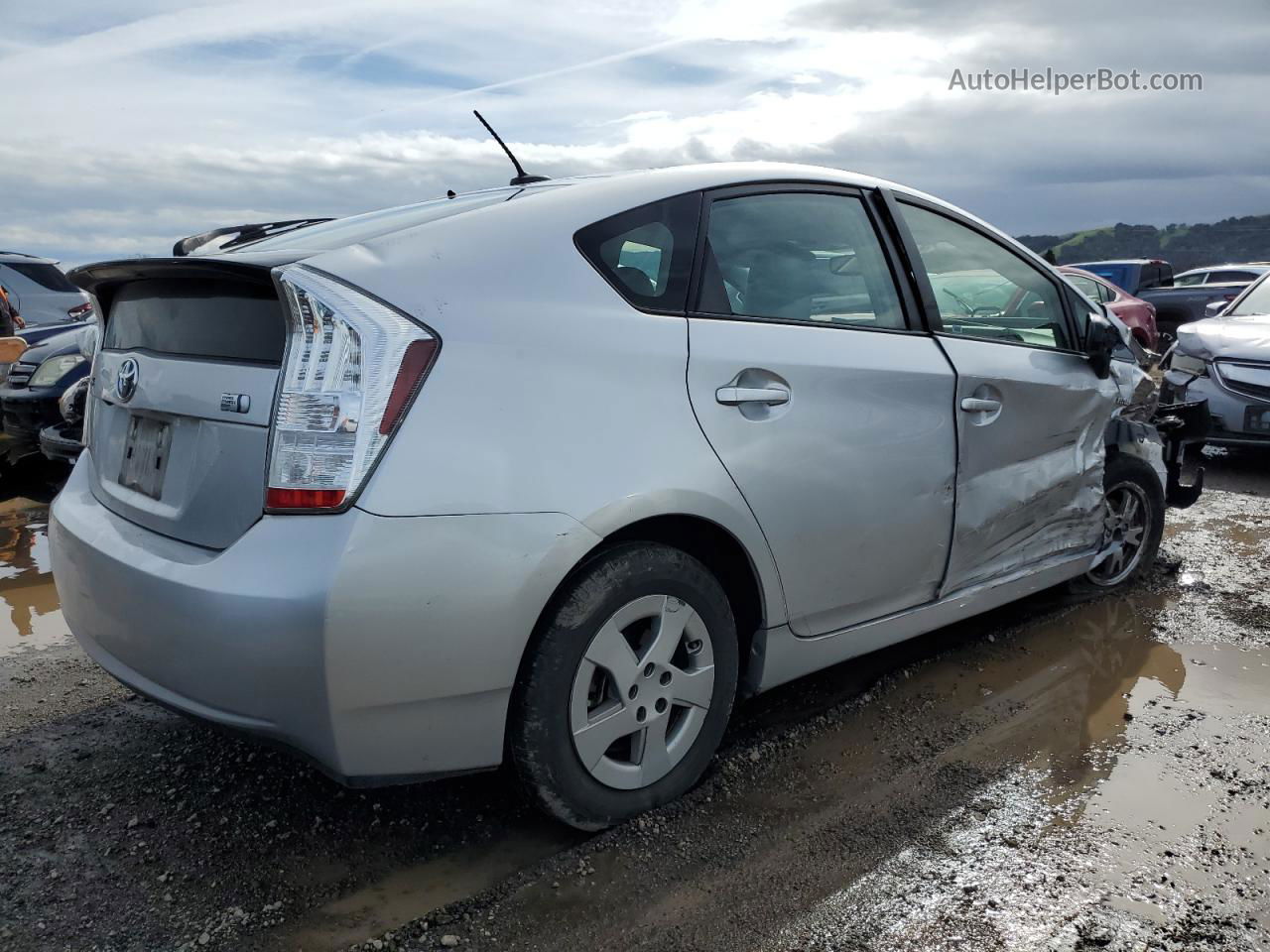 2011 Toyota Prius  Silver vin: JTDKN3DU0B5343454