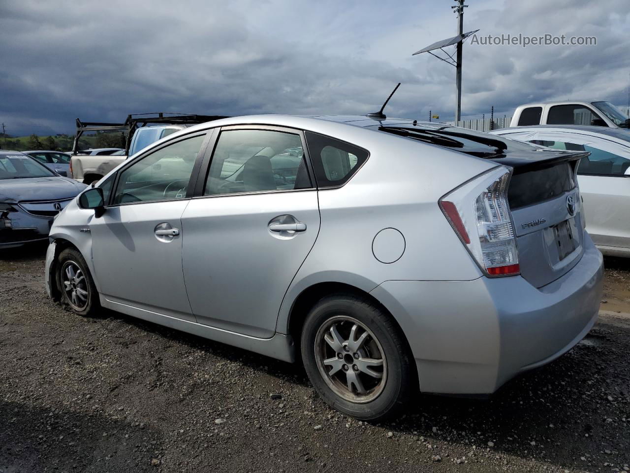 2011 Toyota Prius  Silver vin: JTDKN3DU0B5343454