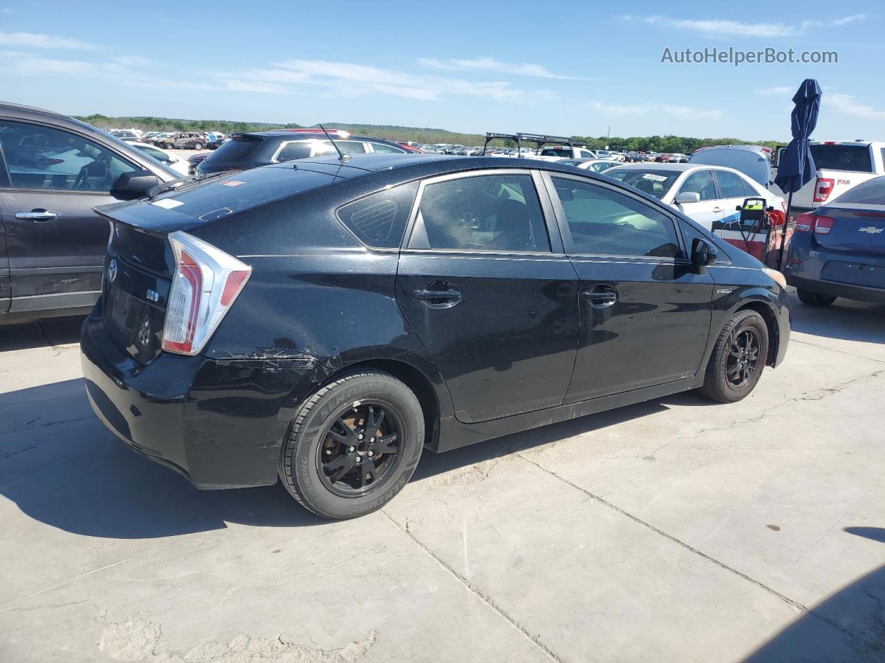 2012 Toyota Prius  Черный vin: JTDKN3DU0C1542500