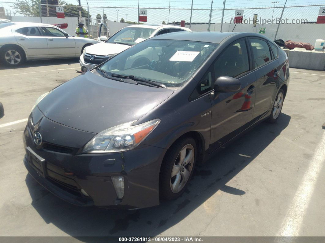 2012 Toyota Prius One/two/three/four/five Gray vin: JTDKN3DU0C1579921