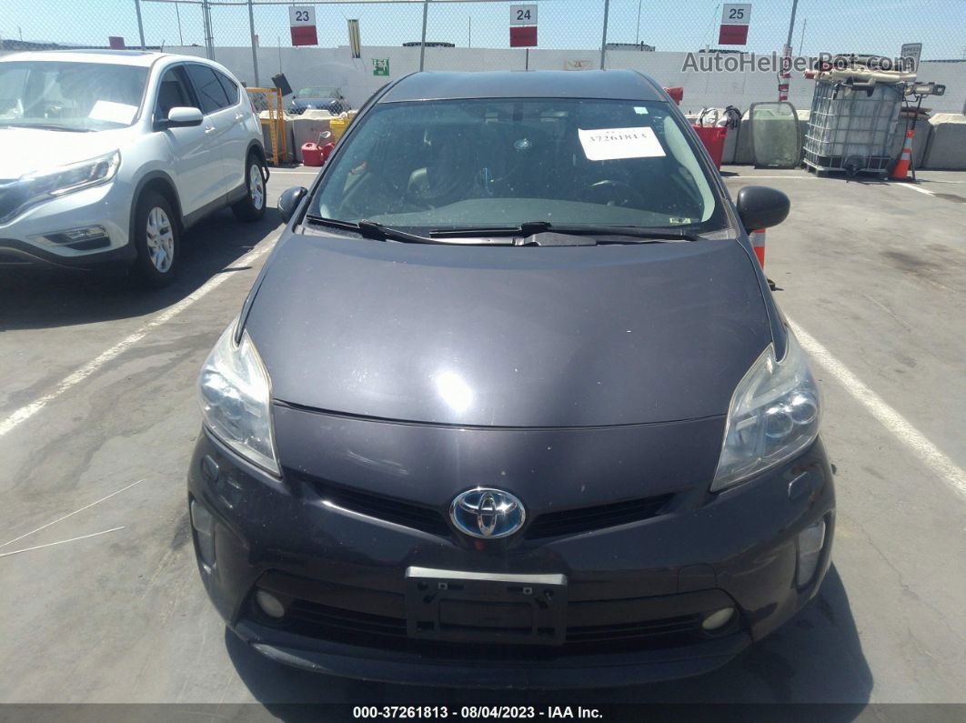 2012 Toyota Prius One/two/three/four/five Gray vin: JTDKN3DU0C1579921