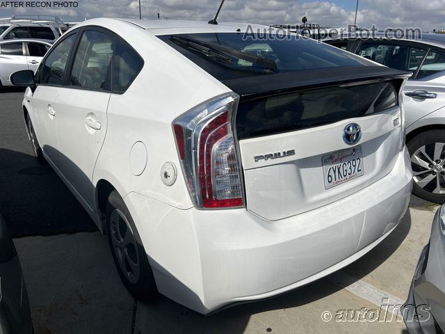 2012 Toyota Prius   White vin: JTDKN3DU0C1581779