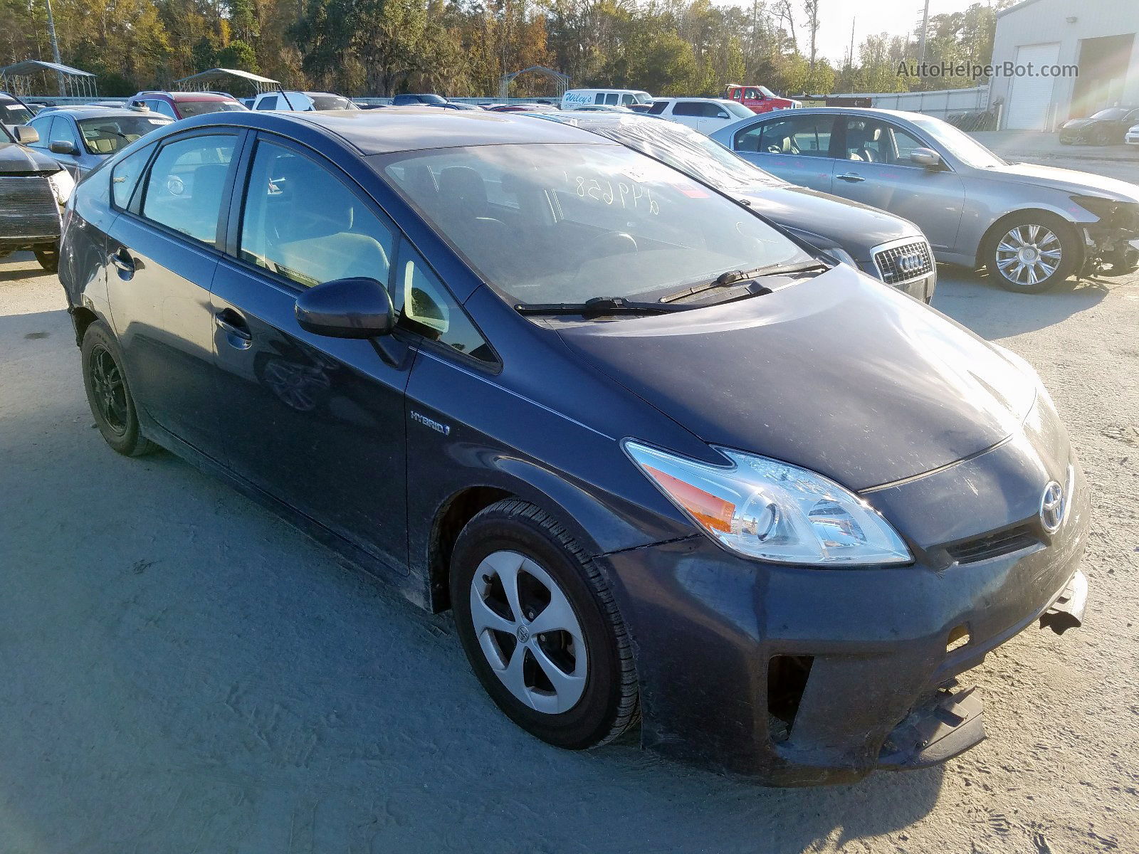 2012 Toyota Prius Gray vin: JTDKN3DU0C5379274