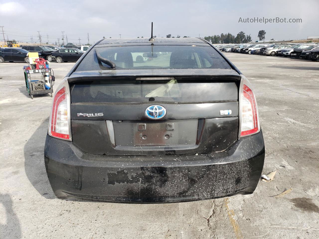 2012 Toyota Prius  Black vin: JTDKN3DU0C5393207