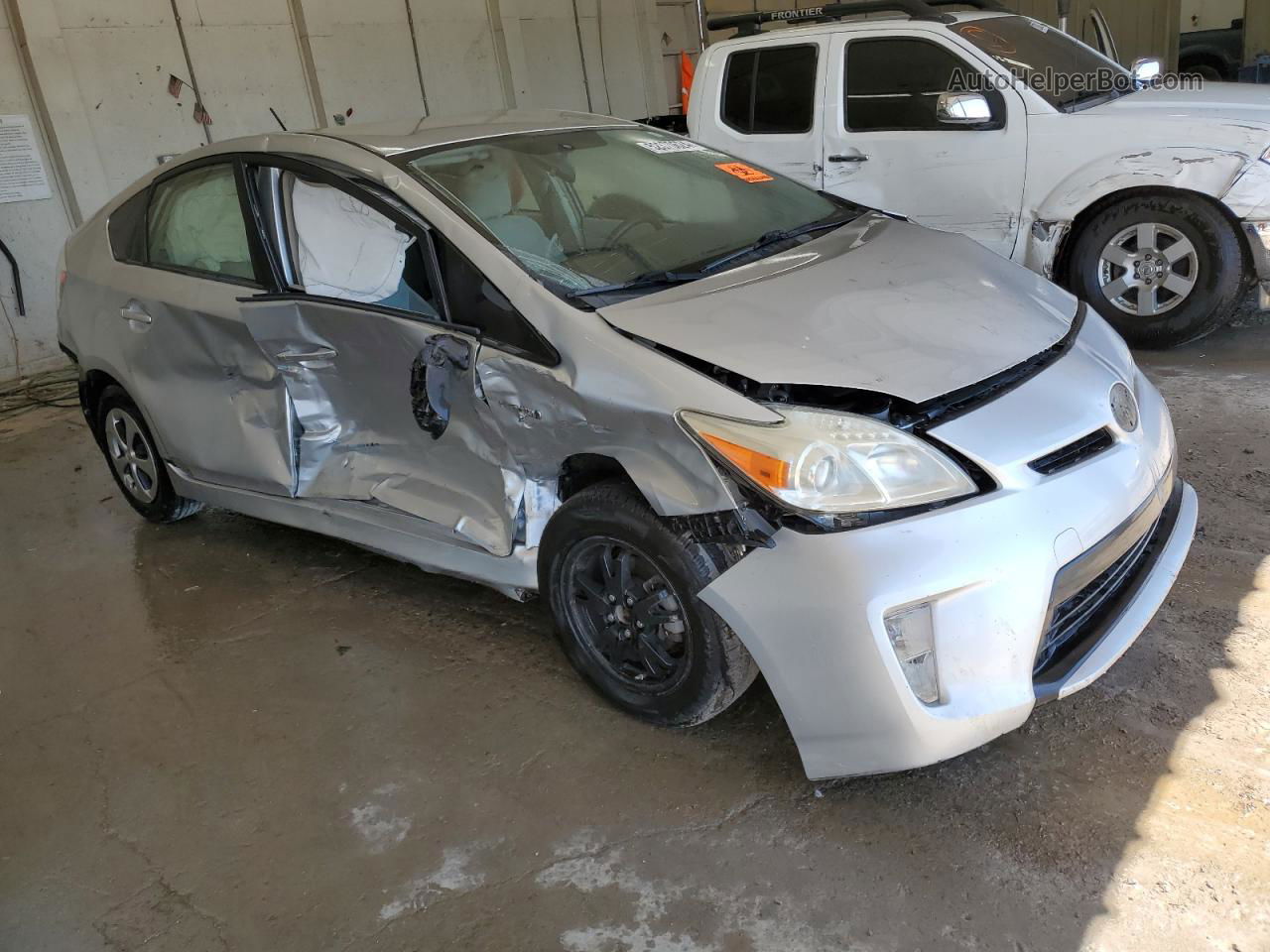 2012 Toyota Prius  Silver vin: JTDKN3DU0C5411351