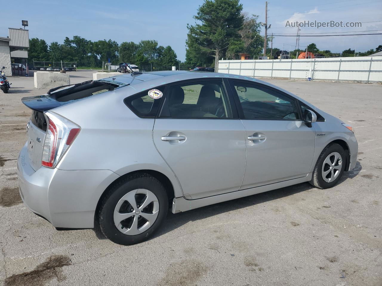 2012 Toyota Prius  Silver vin: JTDKN3DU0C5444303