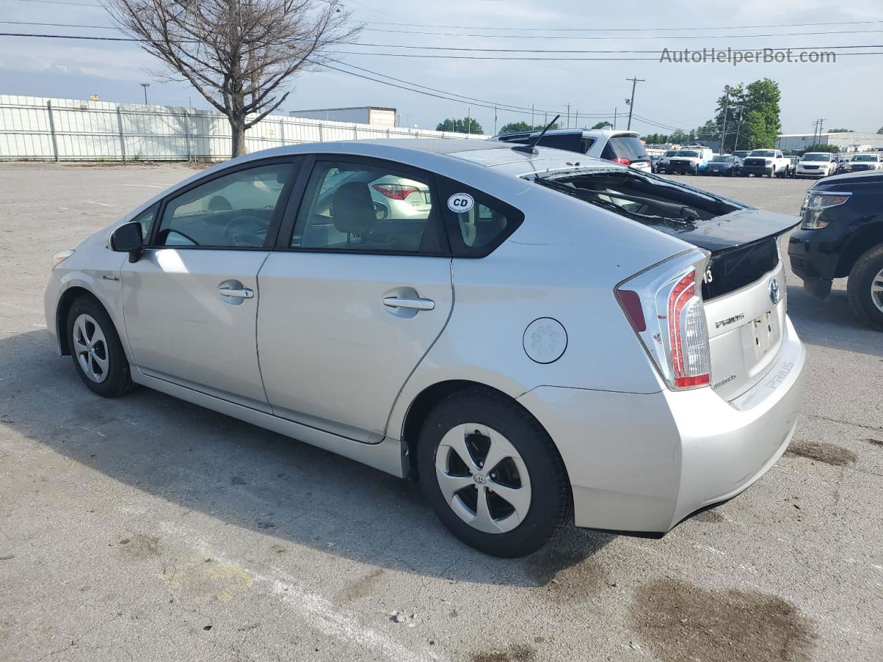 2012 Toyota Prius  Silver vin: JTDKN3DU0C5444303