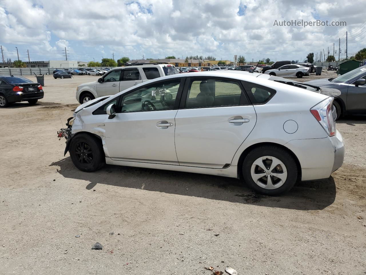 2012 Toyota Prius  Silver vin: JTDKN3DU0C5462753