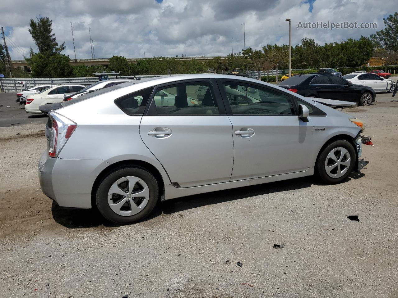 2012 Toyota Prius  Silver vin: JTDKN3DU0C5462753