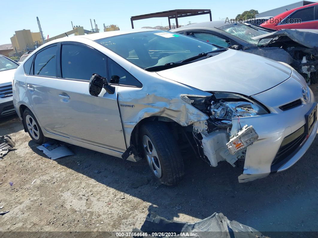 2012 Toyota Prius One/two/three/four/five Silver vin: JTDKN3DU0C5485207