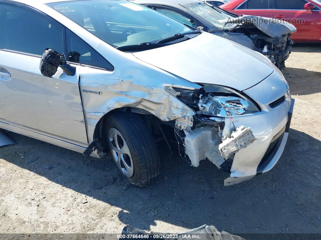 2012 Toyota Prius One/two/three/four/five Silver vin: JTDKN3DU0C5485207