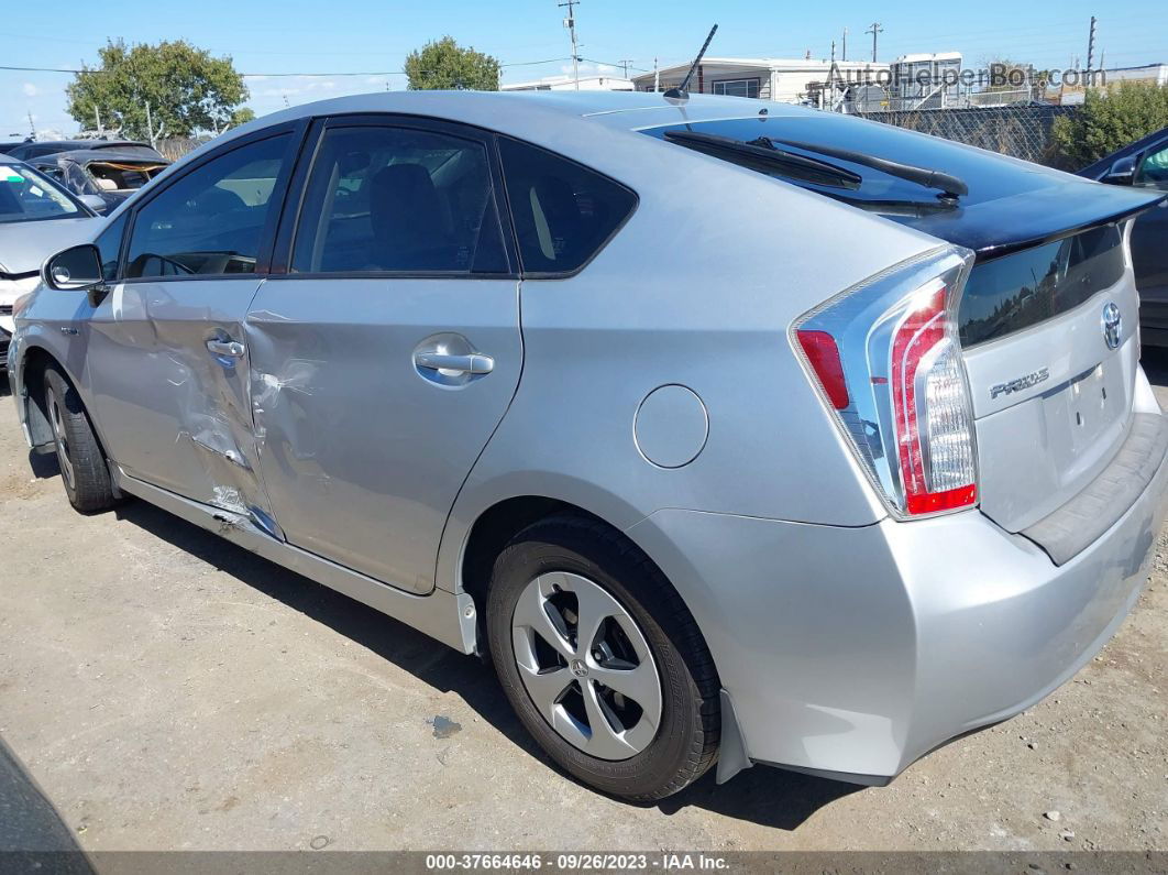 2012 Toyota Prius One/two/three/four/five Серебряный vin: JTDKN3DU0C5485207