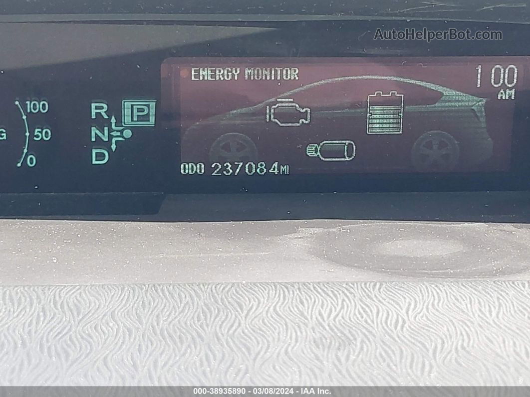 2012 Toyota Prius Three Черный vin: JTDKN3DU0C5487054